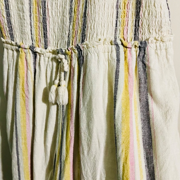 Boho vintage playsuit Romper linen - Picture 2 of 2